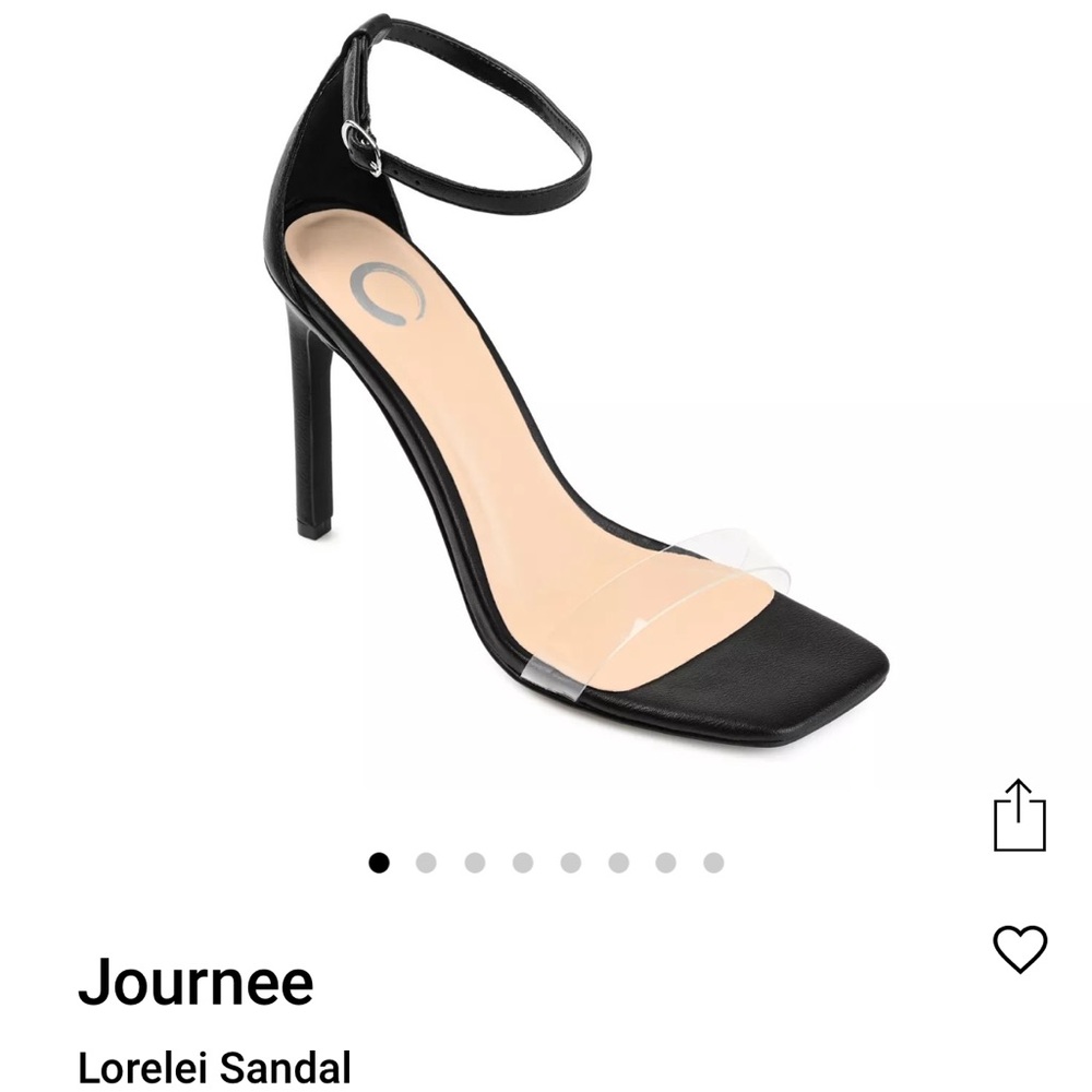 Black Strappy Heels